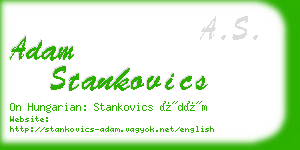 adam stankovics business card